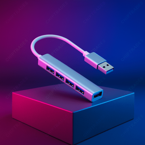 (0625) SLIM METAL USB HUB