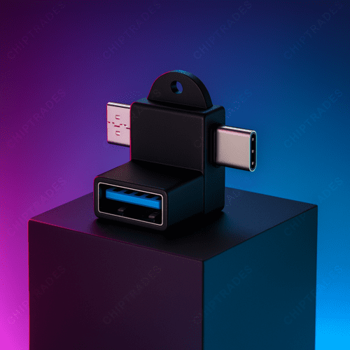 (0525) 2 in 1 metal otg