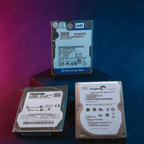 (524) (TDS) Refurbished Laptop HDD 250GB (Seagate, WD, Toshiba) with polyethene Pack (No Warranty)