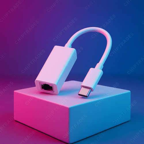 (524) Type C to Ethernet ADAPTER ( Yellow )
