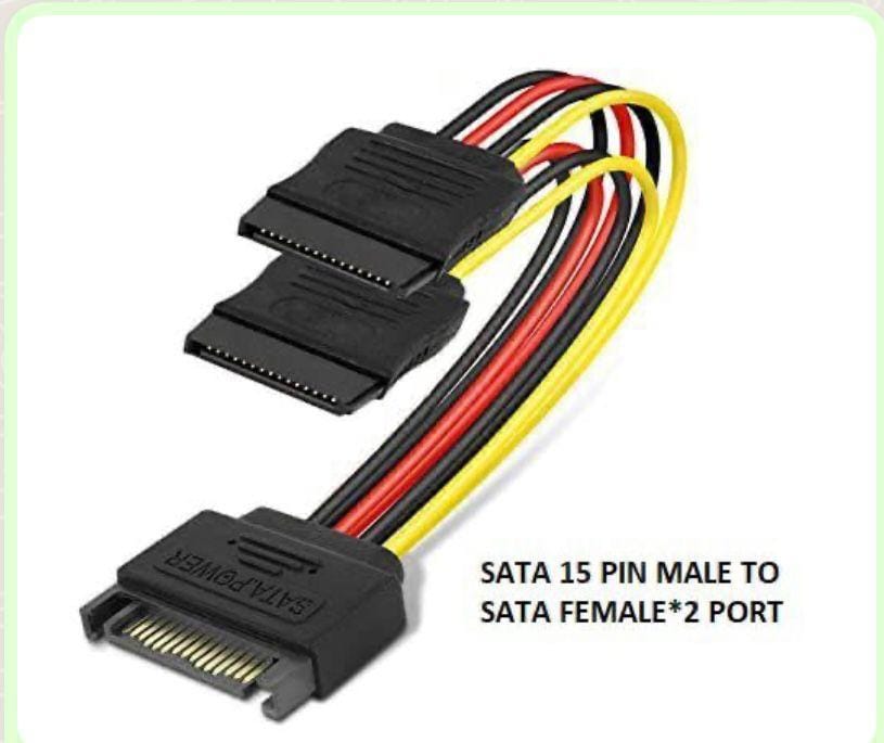 4 pin male to sata