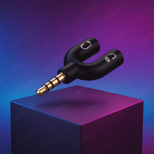 (524) AUDIO Splitter1 Male / 2 Female