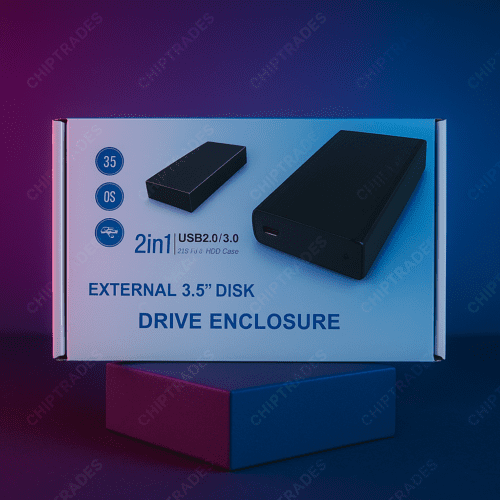 (1224) 2 in 1 USB2.0/3.0 2.5"/3.5" HDD Casing