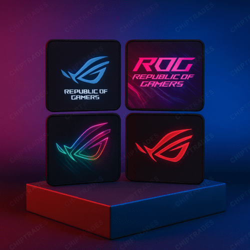 (0525) A-11 Small Graphic Neon Print Gaming Mouse Pad High Quality