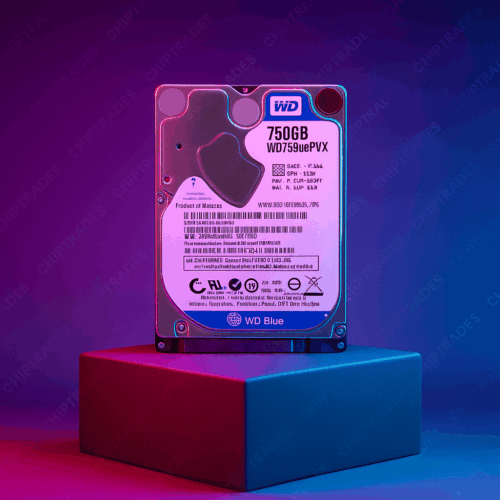 (524) (TDS) Refurbished Laptop HDD 750 GB (WD) with polyethene Pack (No Warranty)