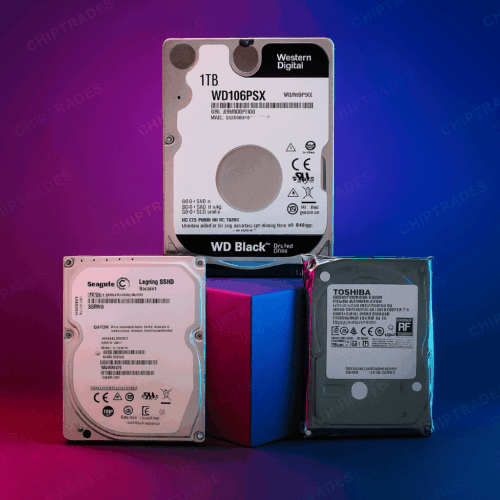 (524) (TDS) Refurbished 1TB laptop HDD (Seagate, WD, Toshiba) with polyethene Pack (No Warranty)