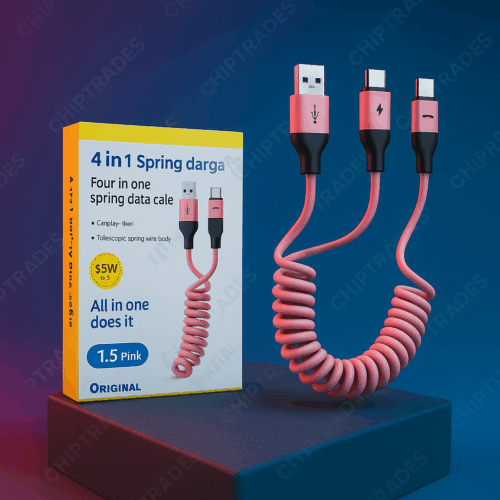 (0325) 4 in 1 cable spring data cable 65 W original