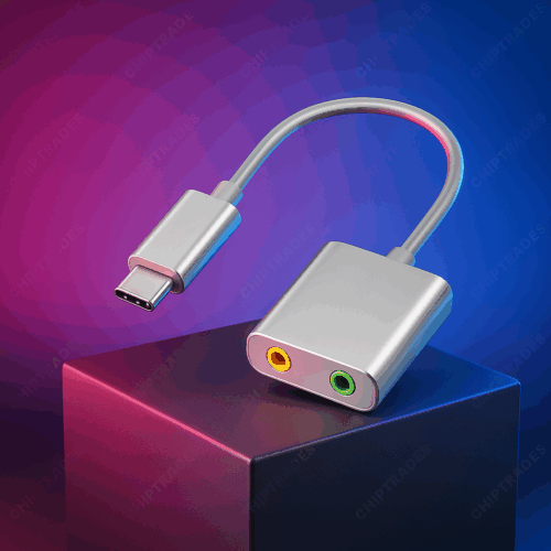 (0325)Type C sound 7.1 Wire (2 Port) Heavy