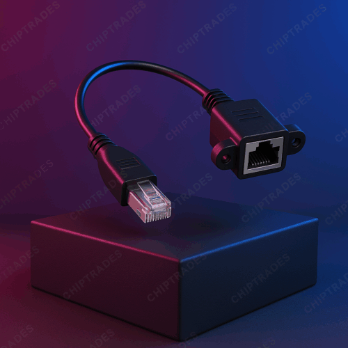 (0325) RJ45 Male female with screw