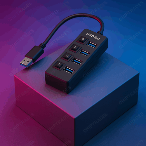 (0225) USB Hub 4 port/4 switch 3.0
