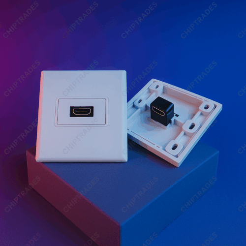 (0625) (DR1) Faceplate Hdmi L shape