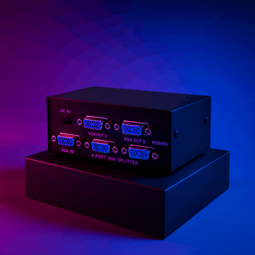 (0125) vga splitter 4 port