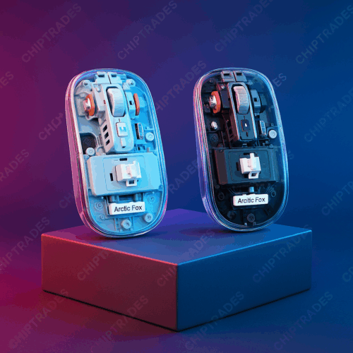 (0525) Transparent Wireless + Bluetooth Mouse