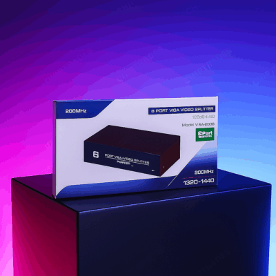(524) (DS) 8 Port Vga Video Splitter