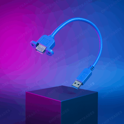 (624) usb male female 1.5 mtr with ear (3.0)