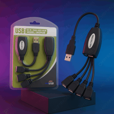 (824)  50 meter rj45 extender usb hub
