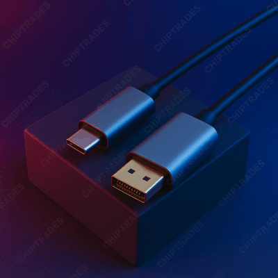 (0425) Type C to DP Cable 1.8 Mtr