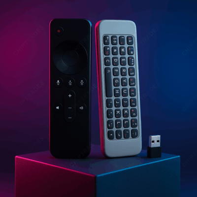 (0425) (DR2) W3 Air Mouse with voice