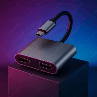 (0525) Type C to Dual Hdmi