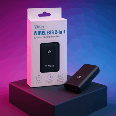 (1224)  Bluetooth Receiver +Sender (white box)