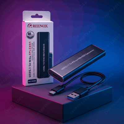 (0625) Metal USB 3.1 to PCI-e NVMe SSD Enclosure NVME (5+29) SSD casing