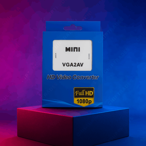 (524) MINI VGA 2 AV HD VIDEO CONVERTER