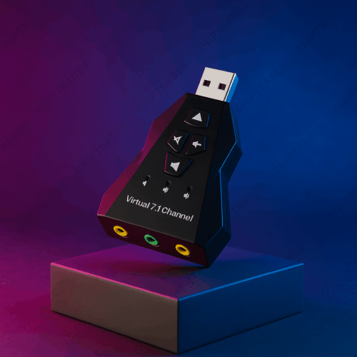 (0325) (Rocket type) 7.1 heavy usb sound adapter