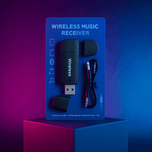 (0525) Aux Bluetooth music receiver