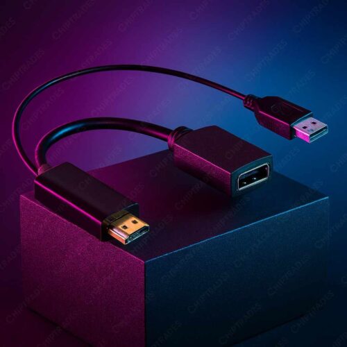 (0625) hdmi male to dp female 30 cm convertor (model h146)