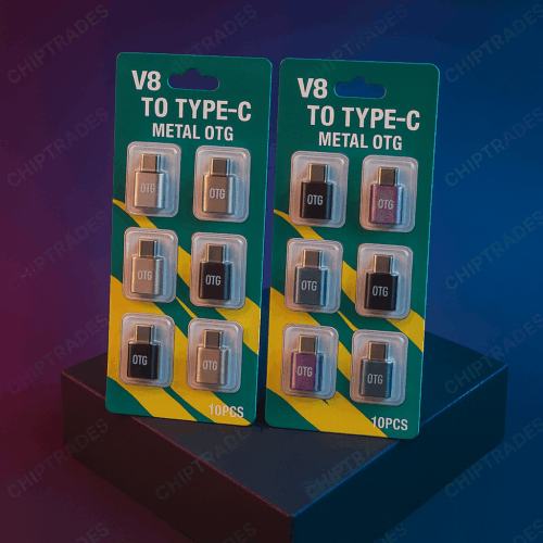 (0525) V8 TO TYPE C METAL OTG