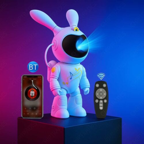 (724) With Bluetooth Speaker Rabit Space Bunny starry Sky Light