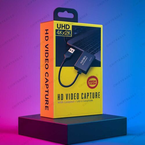(0625) (DS) Yellow HD Video Capture Card