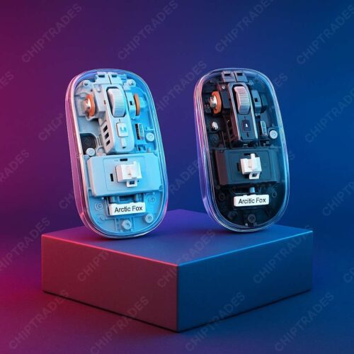 (0525) Transparent Wireless + Bluetooth Mouse