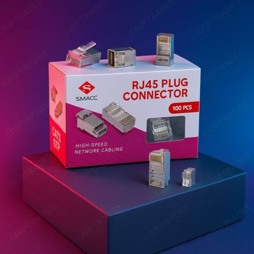 (0525) SMC Cat6 STP Metal Connecter (pack of 100) per pc. 3.868/-