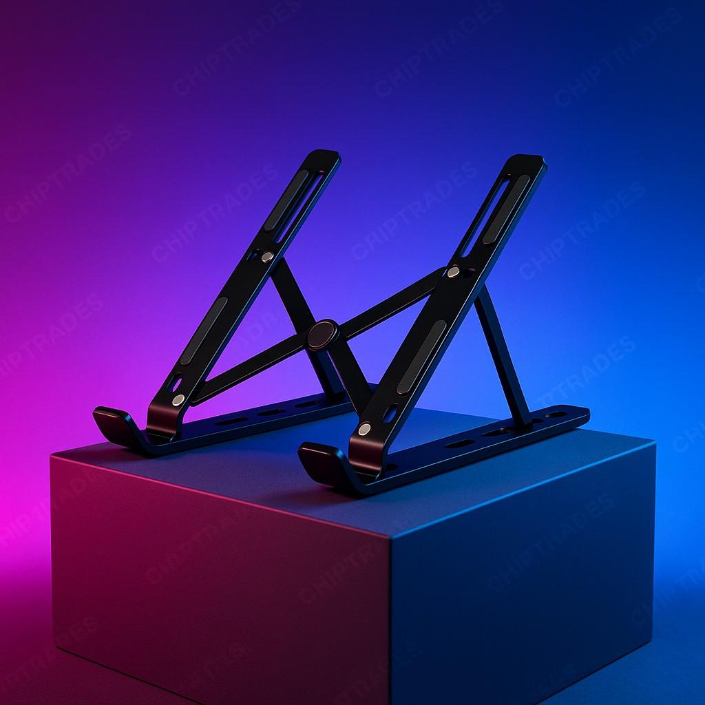 (1125) (black Coated) laptop aluminium Stand