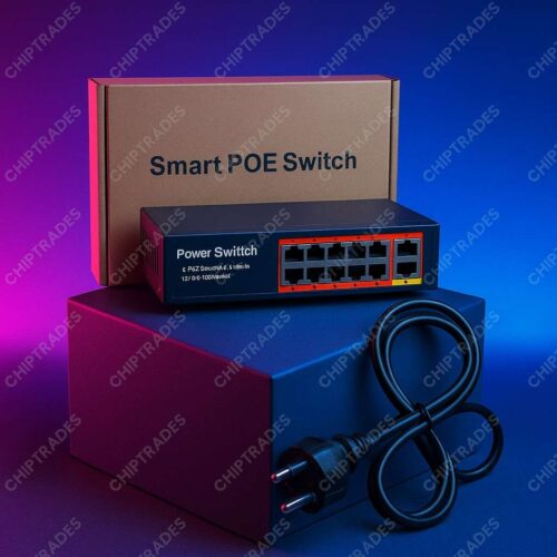 (0525)  POE Switch Giga 8 + 2 (uplink) (10/100/1000 mbps)