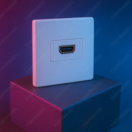 (0125) HDMI (Straight) Faceplate