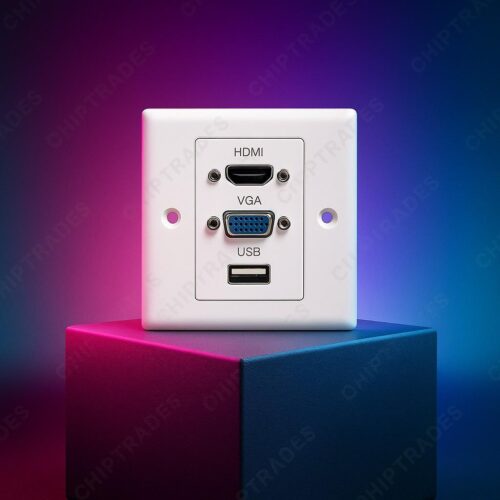 (0625) Hdmi + vga + usb Faceplate