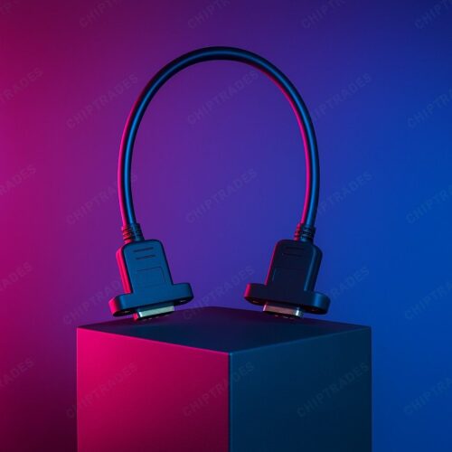 (0325) HDMI Female Female with ear (30 cm)