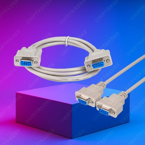 (0625) Serial female female cable 1.5 meter