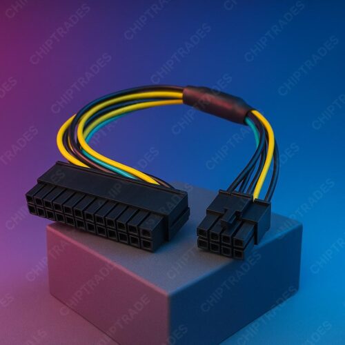 (824) 24 pin female to 8 pin male