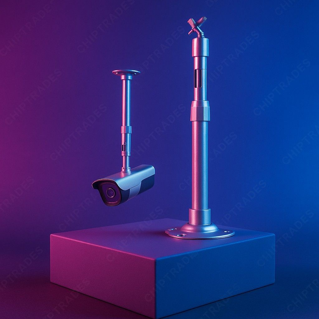 (1125) CCTV Aluminium Stand Round (20CM - 40CM)