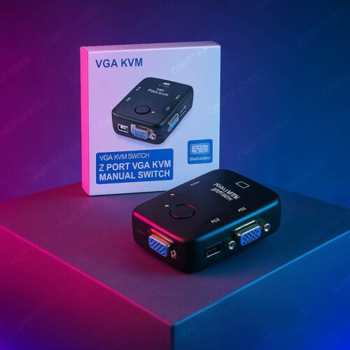 (0625)2 Port VGA KVM Switch