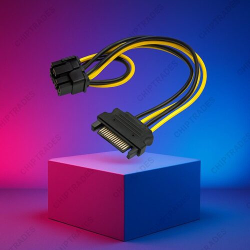 (0425) 8 pin male to 15 pin sata male