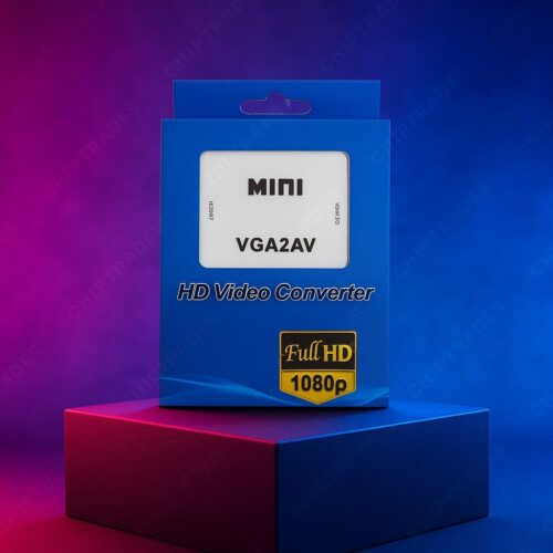 (524) MINI VGA 2 AV HD VIDEO CONVERTER