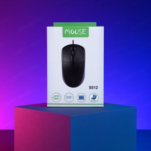 (0825) S-012 Green box wired Mouse
