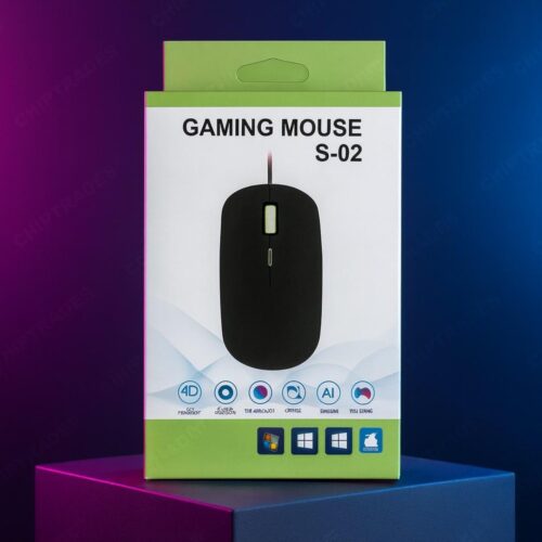 (0825) S-02 Slim Wired Mouse