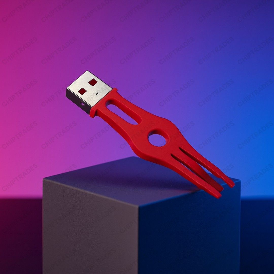 (New 25) USB Blocker (5 Color) -10 pcs with 1 key