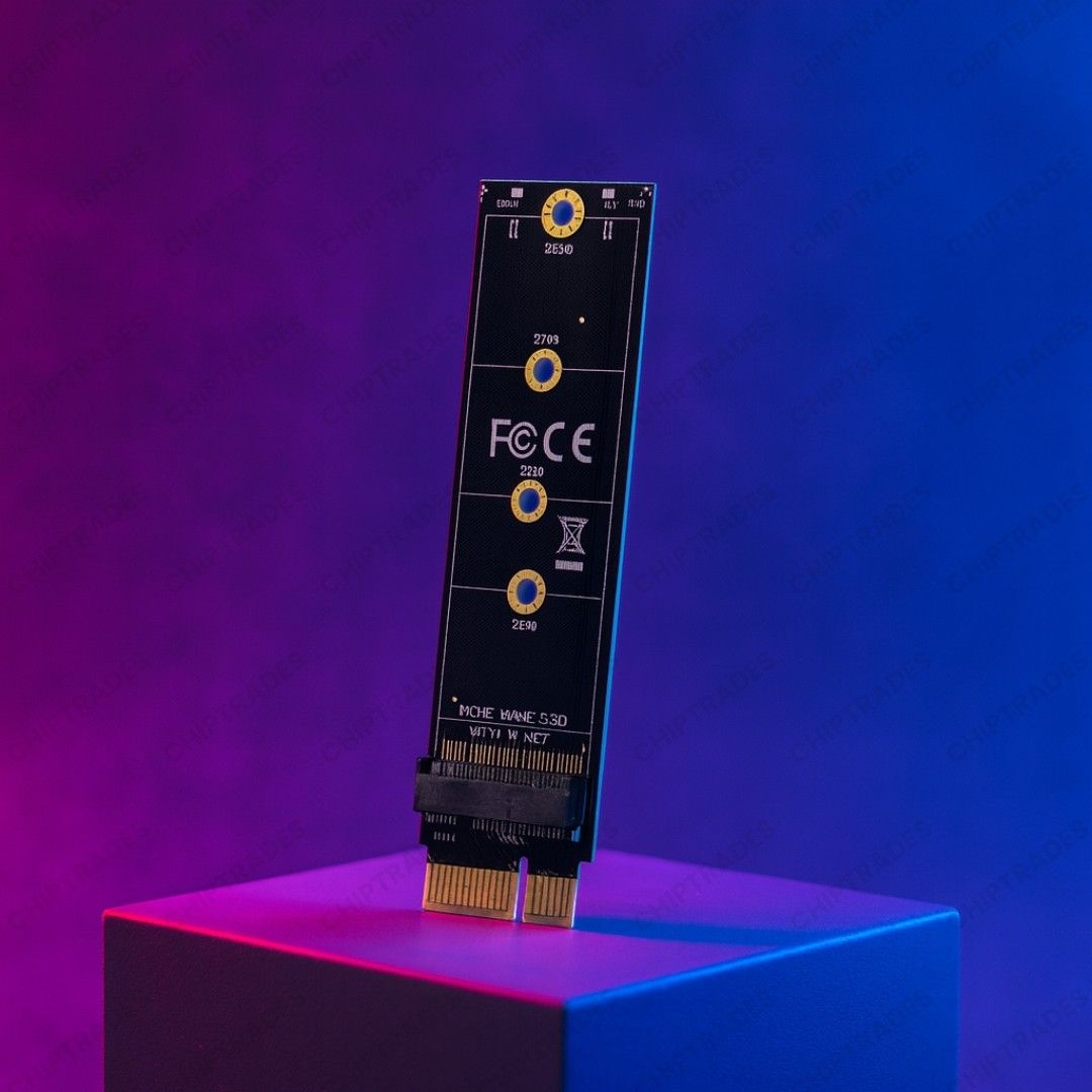 (New 25) 1x NVME card (1 port) Vertical