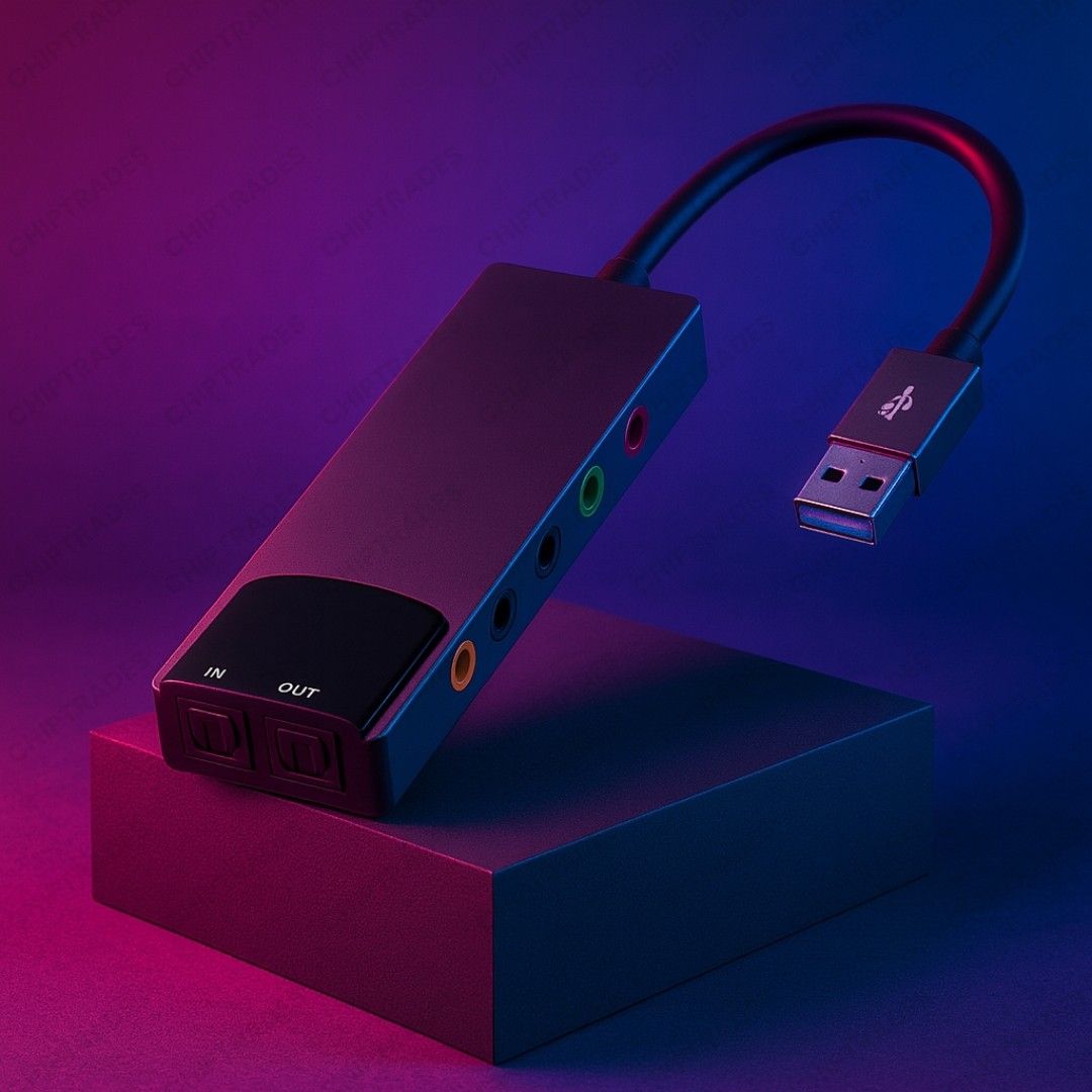 (New 25) 6 in 1 usb sound with SPDIF